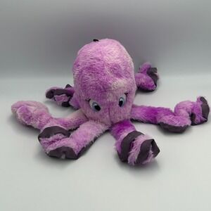 KONG SoftSeas Octopus Large Purple Soft Plush Squeaky Tug & Shake Dog Toy 10.75"